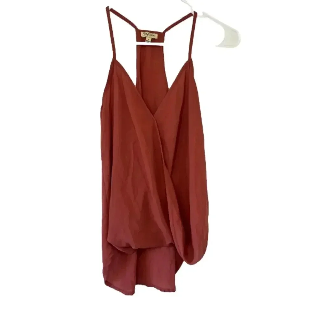 Lily White Crossover Cami Top - Picture 1 of 5